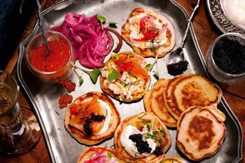 Blini platter
