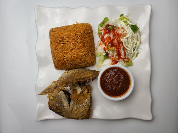 Jollof Fried Fish